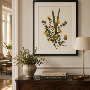 Cuadro Flores Prensadas Luz Silvestre 30x40 cm